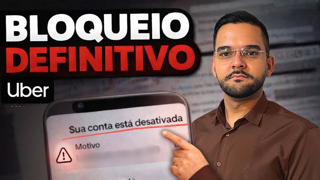 UBER ESTÁ BLOQUEANDO CONTAS POR ISSO… (PERMANENTE)
