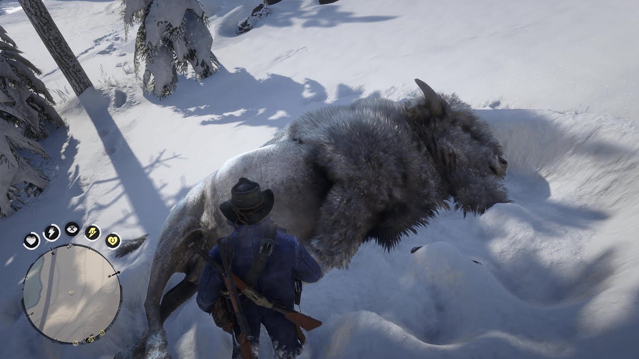 Hunting Legendary White Bison in RDR2 #rdr2