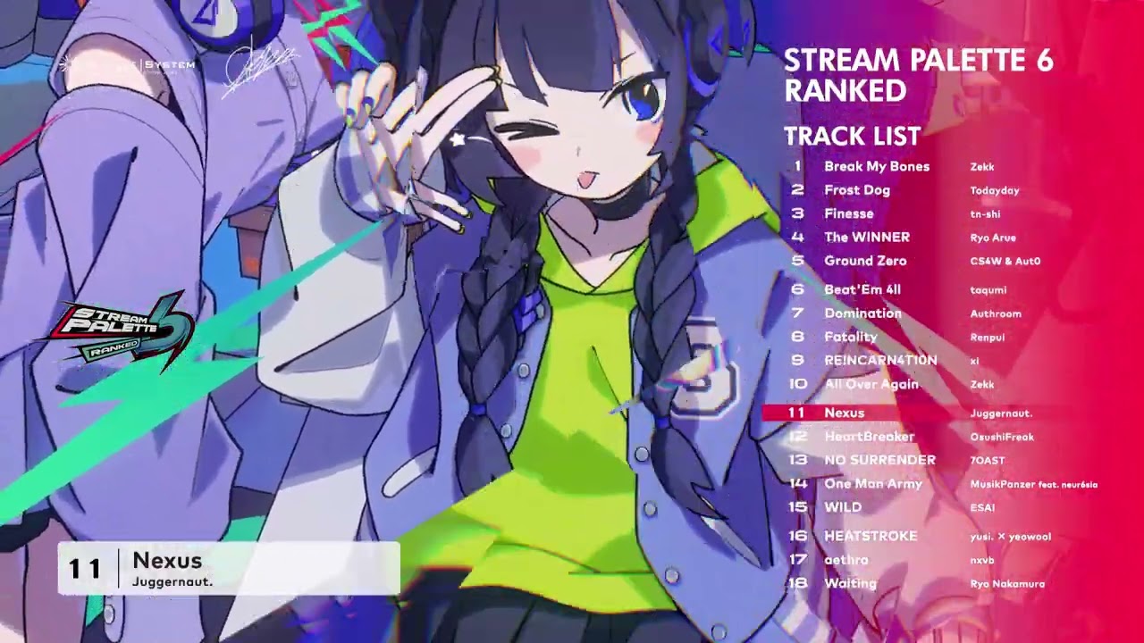 Stream Palette 6 -RANKED- Crossfade