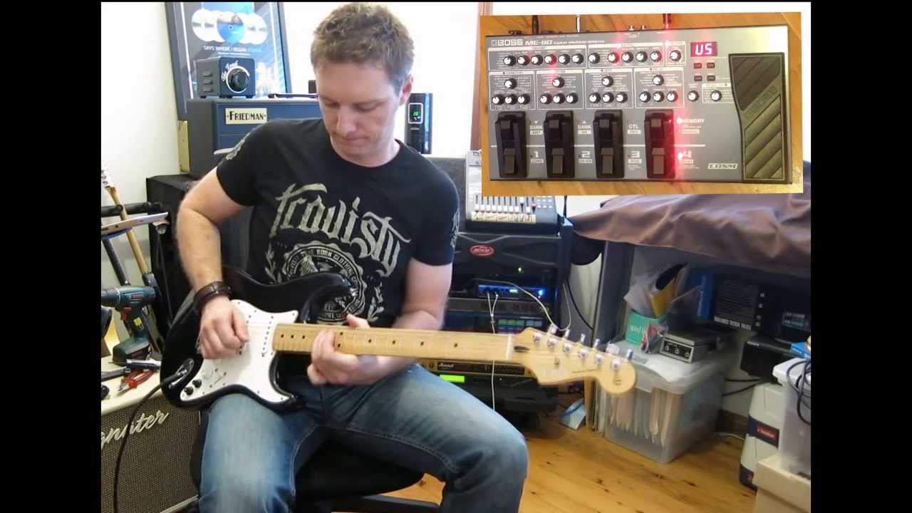 [BOSS TONE CENTRAL] Демонстрация патча ME 80 от Джошуа Манди