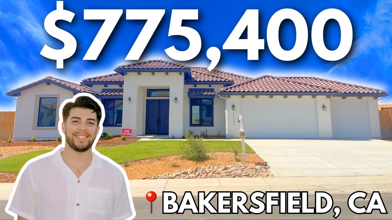 NEW SPANISH STYLE HOUSE TOUR IN BAKERSFIELD, CA | $775,400