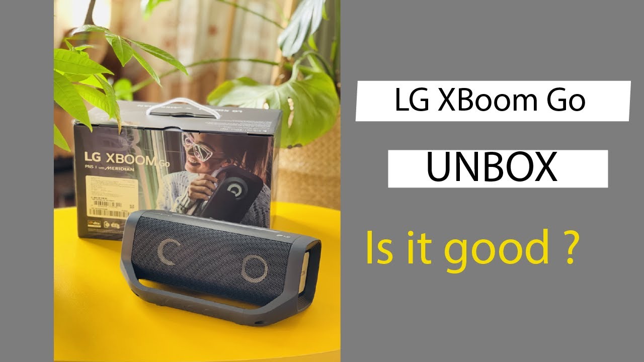 Unbox and Sound Test - LG Xboom PN5