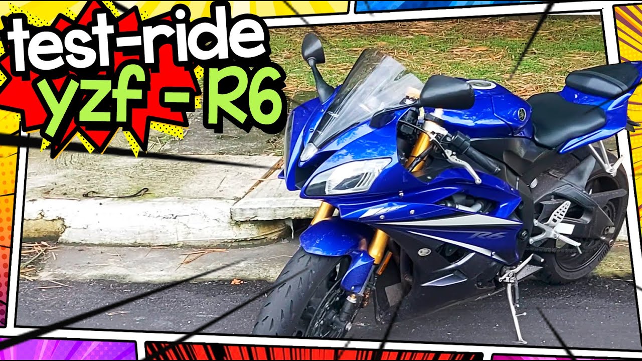 Testei a YAMAHA R6 [2007] e me APAIXONEI!!! 😍😍