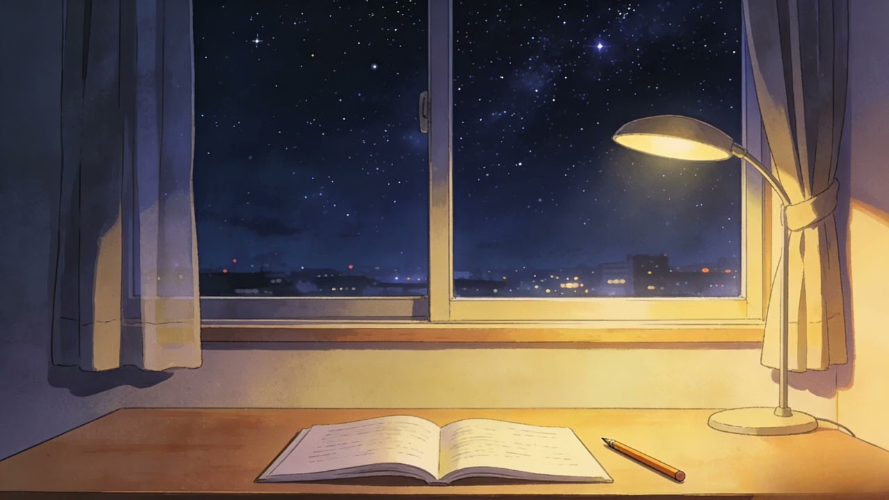 EP28《深夜窗外的安靜房間 🌙｜1 Hour Quiet Room》