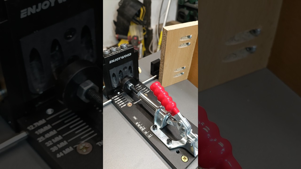 Hlin&iacute;kov&yacute; Vŕtaci Pr&iacute;pravok Enjoywood pre Vreckov&eacute; Spoje. #shorts