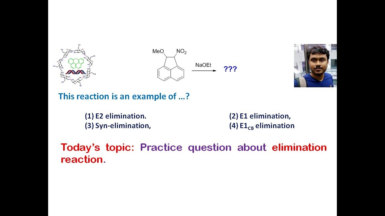 Practice question about Elimination Reaction