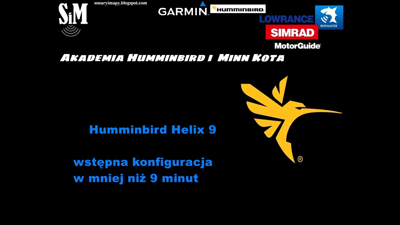 Humminbird Helix9 - wstępna konfiguracja w mniej niż 9 minut