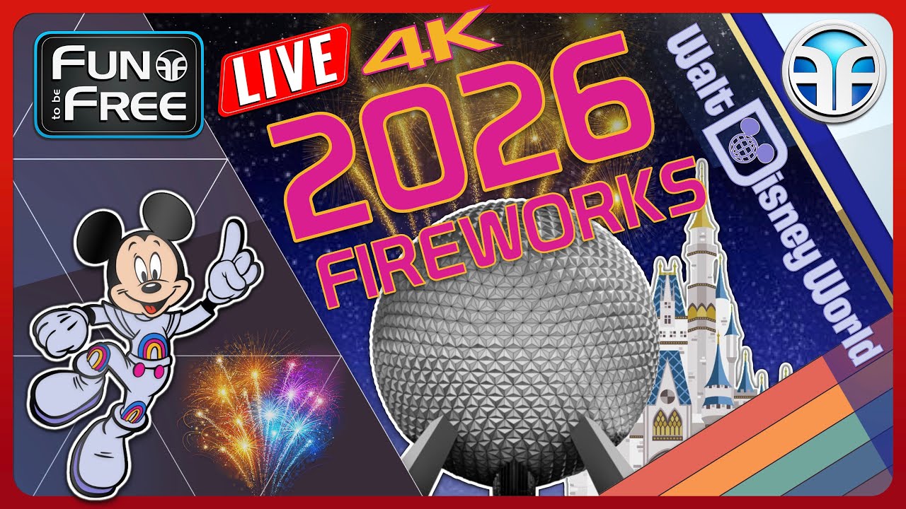 🔴 Walt Disney World LIVE Stream: Magic Kingdom 2026 + EPCOT at Night (Fireworks?)