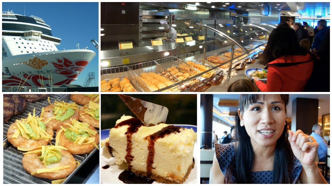 Обеденный буфет NCL (более 250 блюд) на Norwegian Joy (4K)