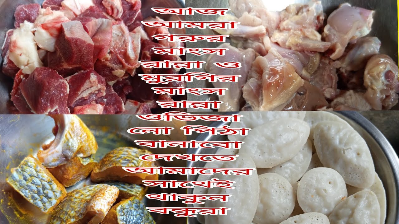 আজ আমরা গরুর মাংস রান্না করবো আর কাজের পিঠা বানাবো দেখবে এসো sweety akthar mini vllog 