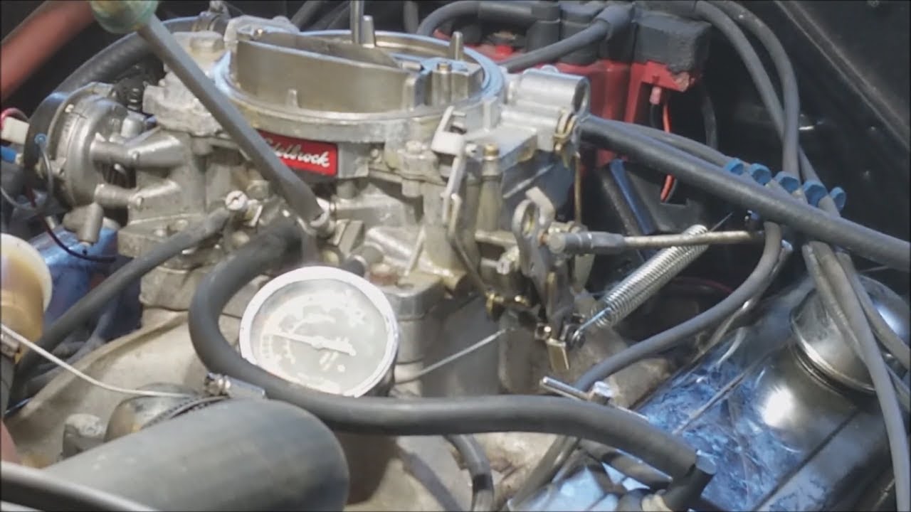 Как отрегулировать винты качества смеси холостого хода на карбюраторе Edelbrock
