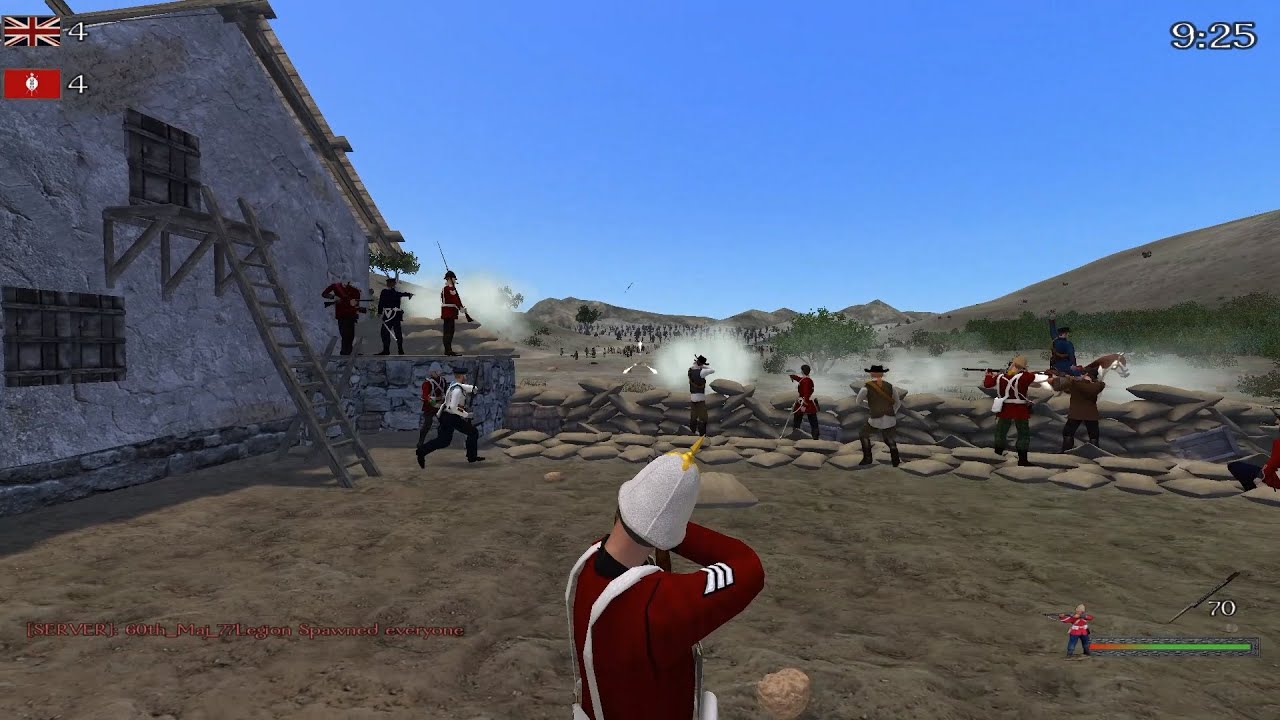 Old map Rorke's Drift map (cheater again) (AZW mod) in Mount & Blade Warband: Napoleonic Wars