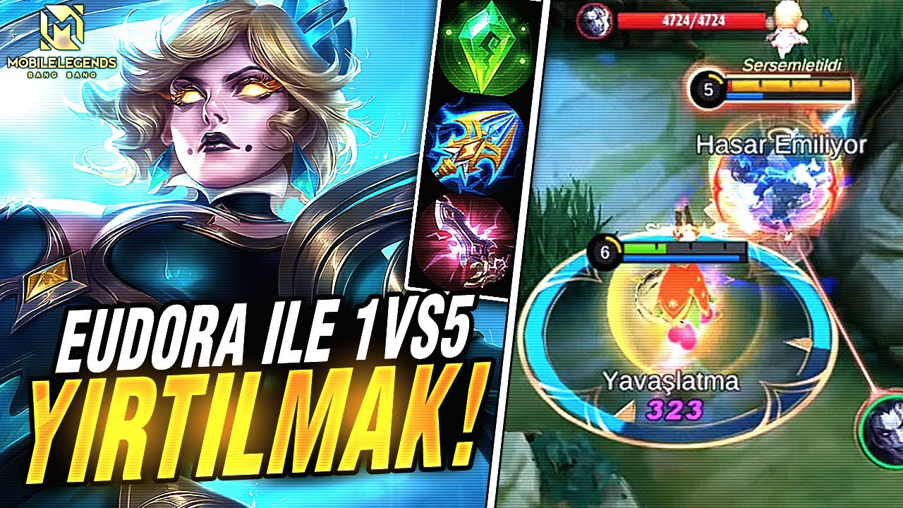 🥵OYNADIĞIM EN ÇARESİZ EUDORA MAÇI!! 🔥KAZANILMASI İMKANSIZ GİBİ BİR ŞEY! | MOBİLE LEGENDS | Salvatore