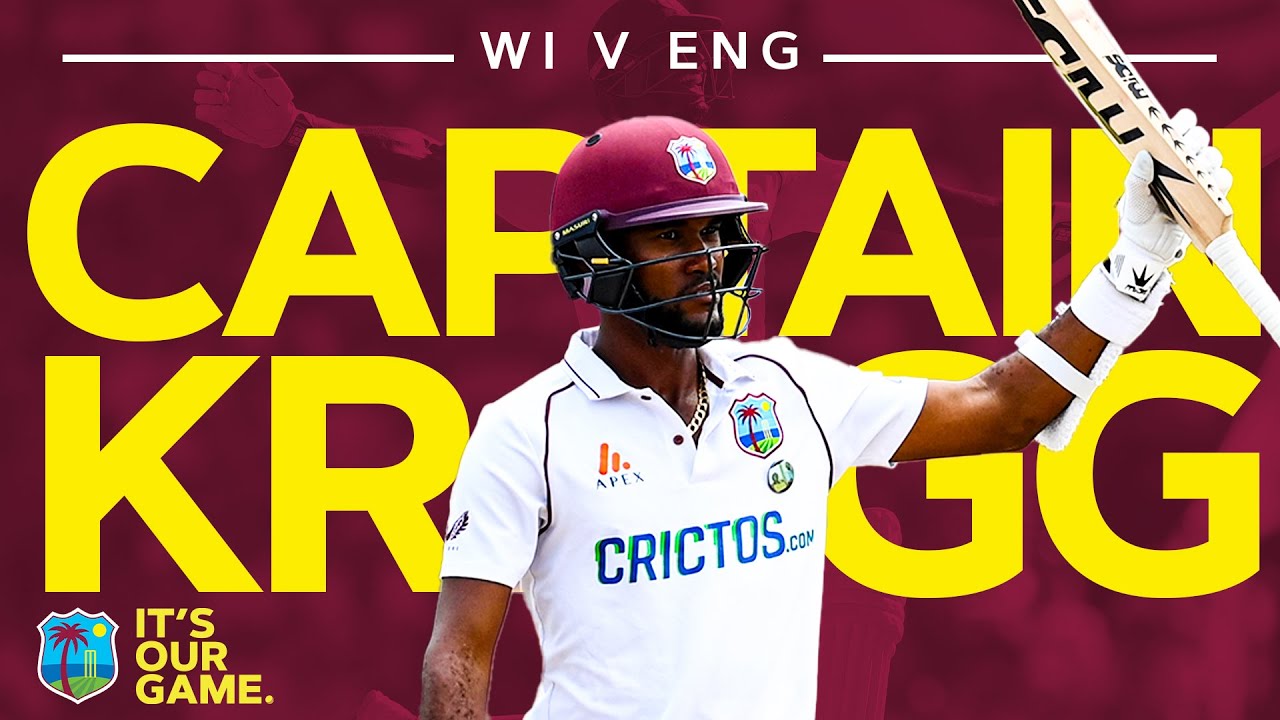673 Balls! 216 Runs! 🤯 Kraigg Brathwaite's Record-Breaking Test! | West Indies Men v England 2022