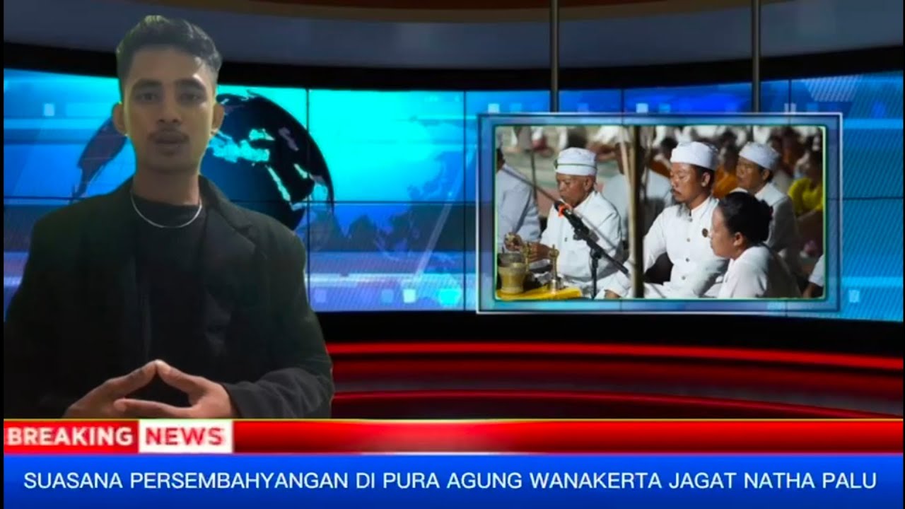 BREAKING NEWS! Suasana Persembahyangan Di Pura Agung Wanakerta Jagadnatha Palu #tugasjurnalistik 