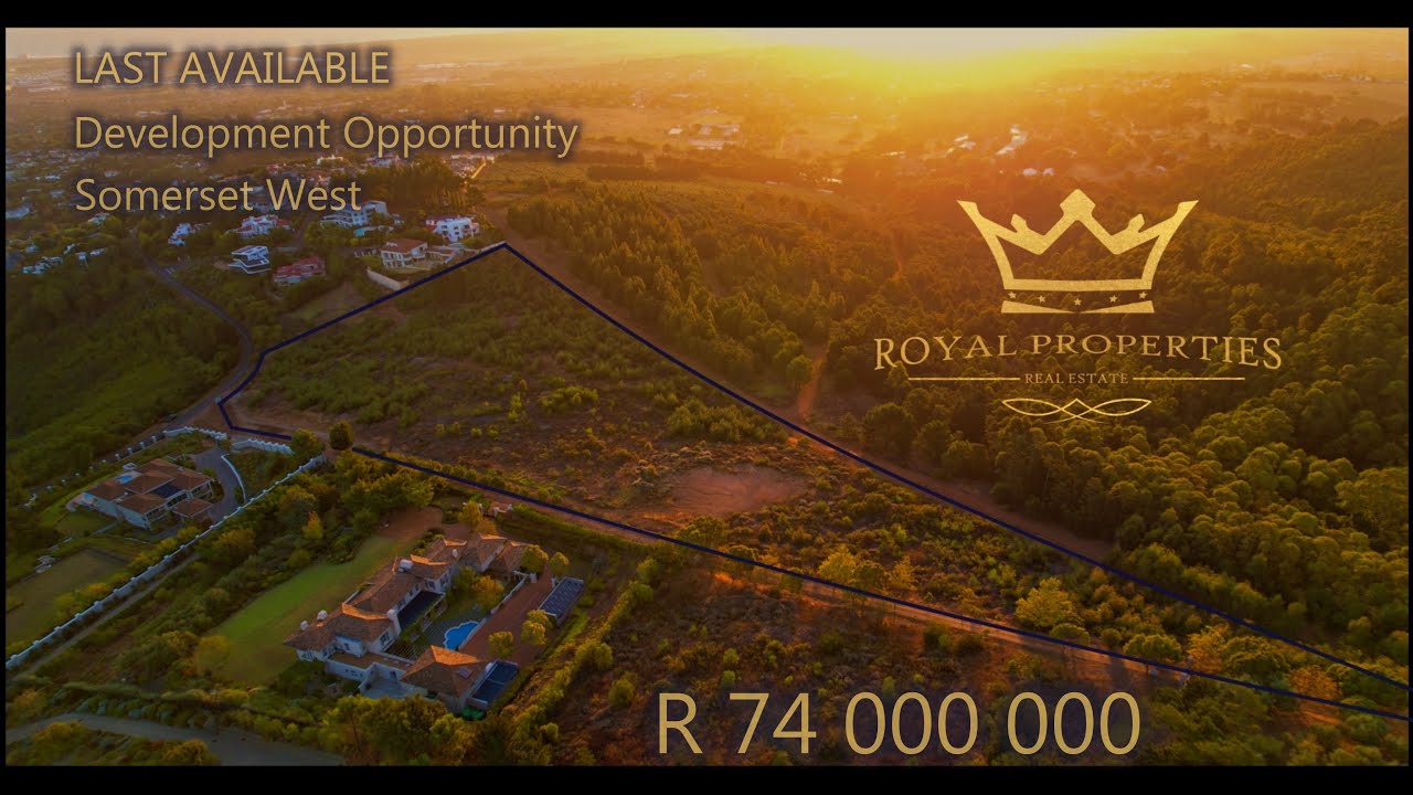 Development Opportunity - Somerset West South Africa - Royal Properties Cape Town