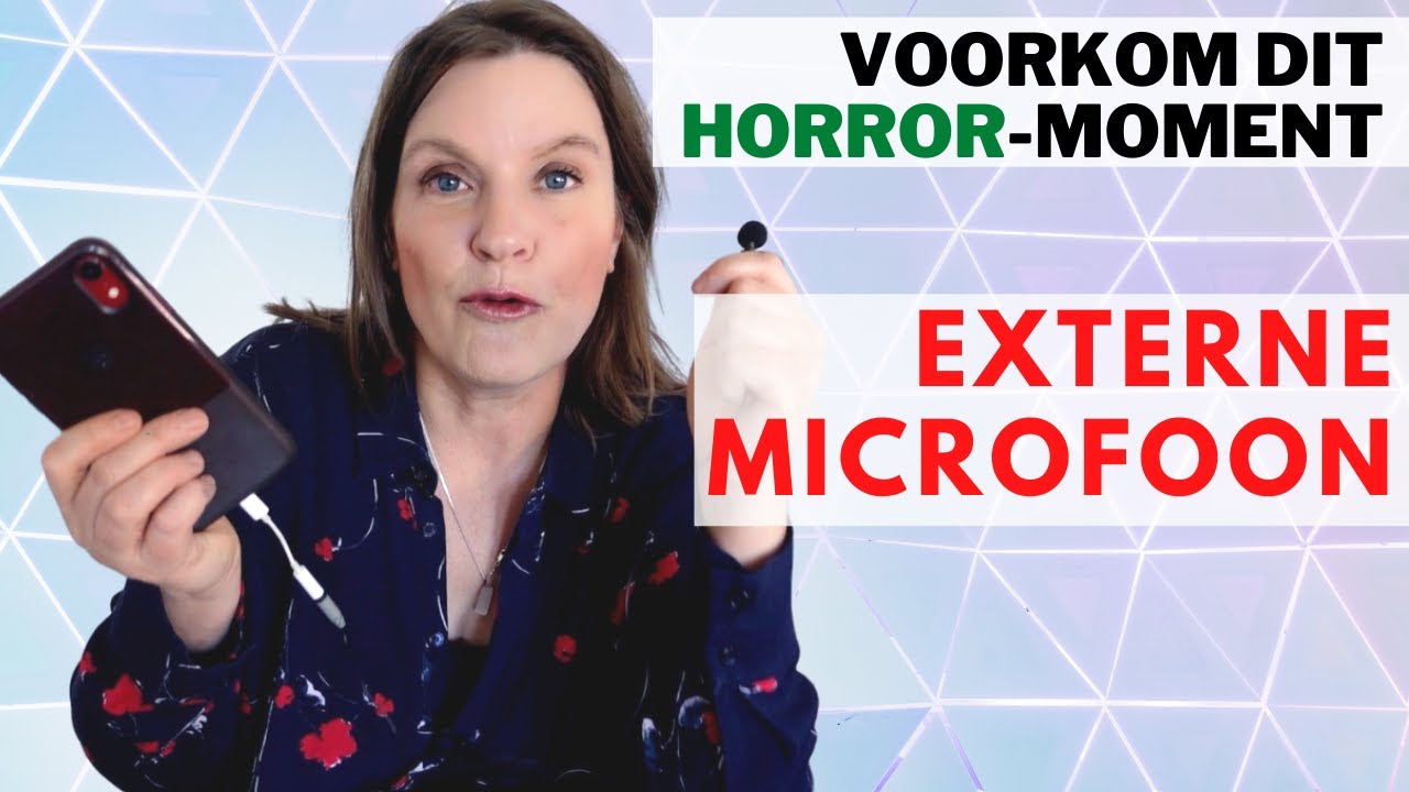 microfoon gebruiken bij video opnemen met je smartphone ? Voorkom deze ramp met de dasspeldmicrofoon