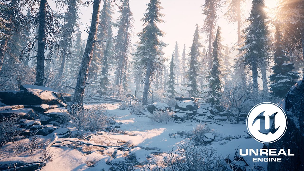 Winter Environment - Nature Pack - Preview Video - Unreal Marketplace - UE5
