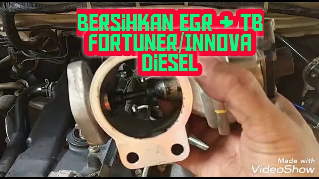 Tune up - Membersihkan EGR dan TB Fortuner/innova diesel