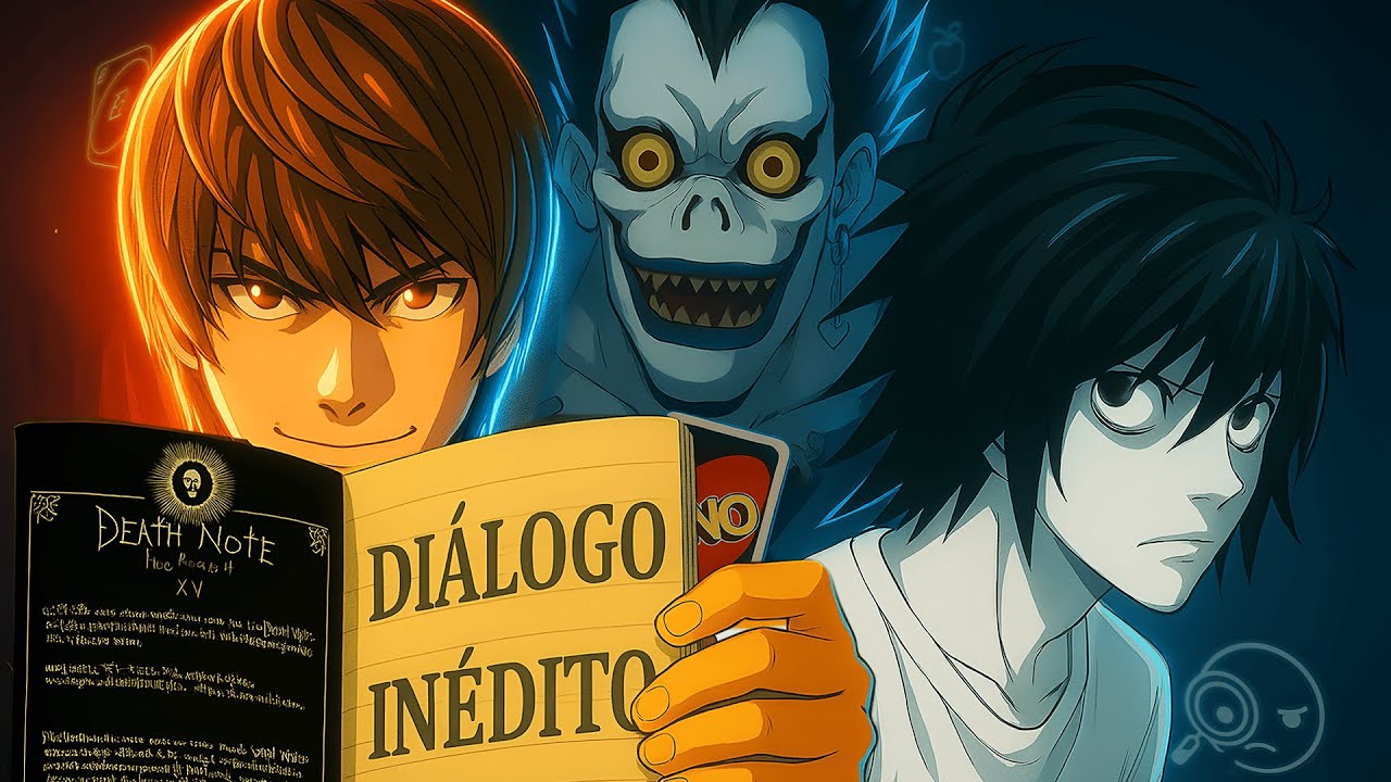 DEATH NOTE E A CONVERSA DO KIRA E O L QUE VOCÊ NÃO VIU (Paródia Redublagem)