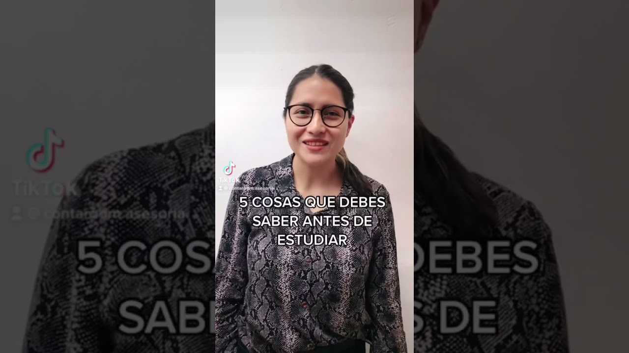 5 cosas que debes saber antes de estudiar contabilidad #shorts #contabilidad #estudiarcontabilidad