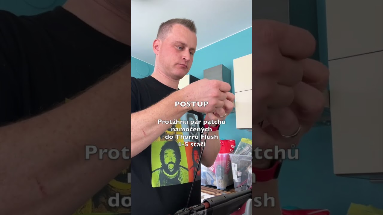 Čištění vývrtu pomocí Thorro Clean a Thorro Flush