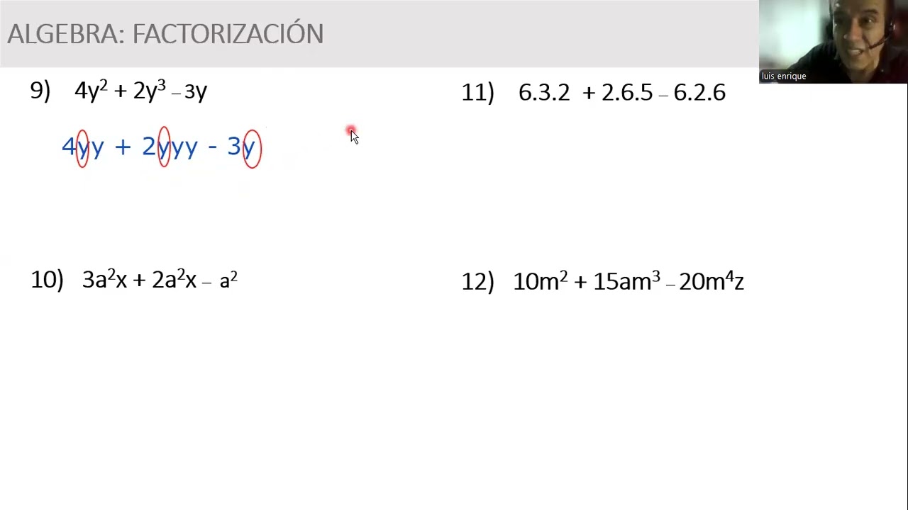Clase 11Ssecundaria: factorización - potenciación 19022026