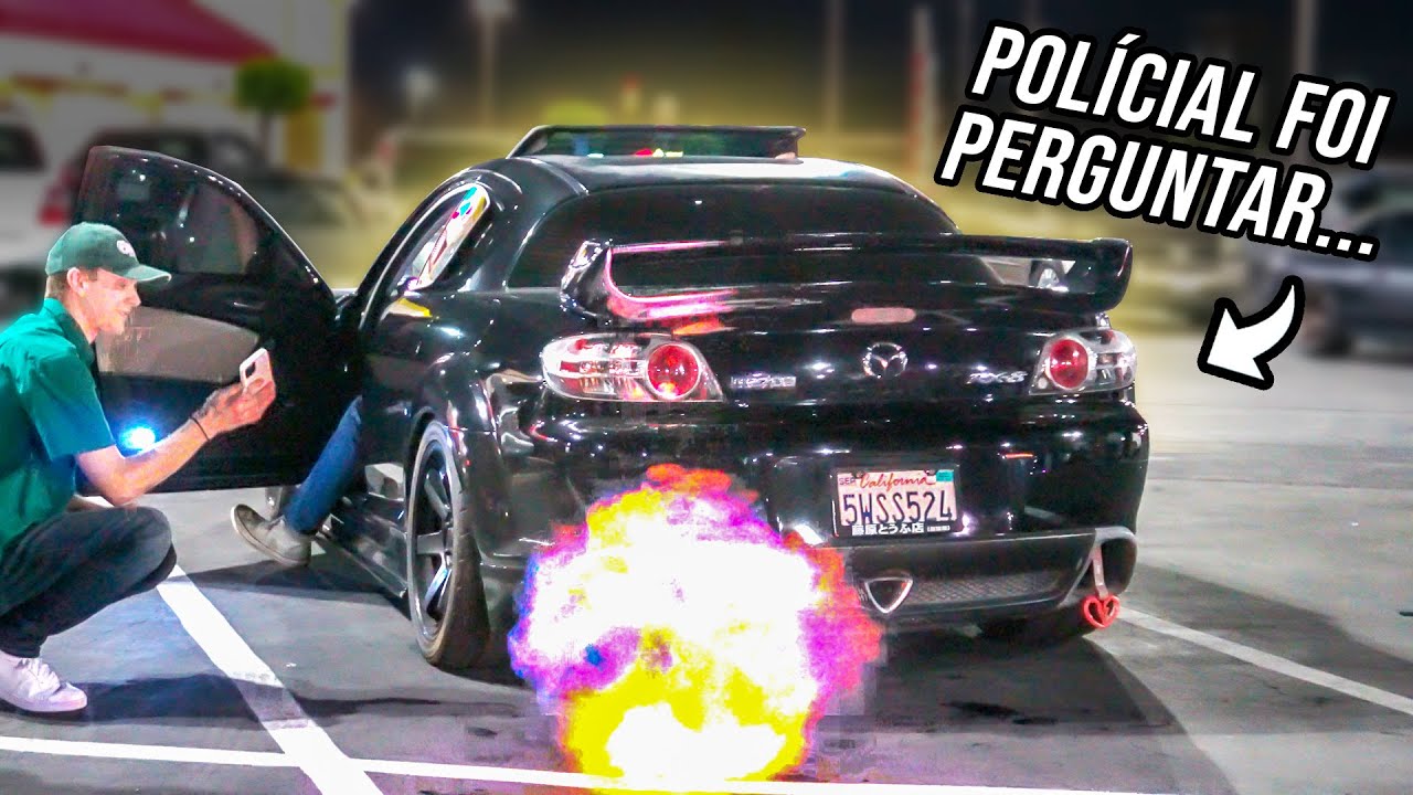 SAIU DO CONTROLE 😨o ENCONTRO de CARRO nos ESTADOS UNIDOS (RX7, Supra, EVO 8, GT-R, PORSCHE...)
