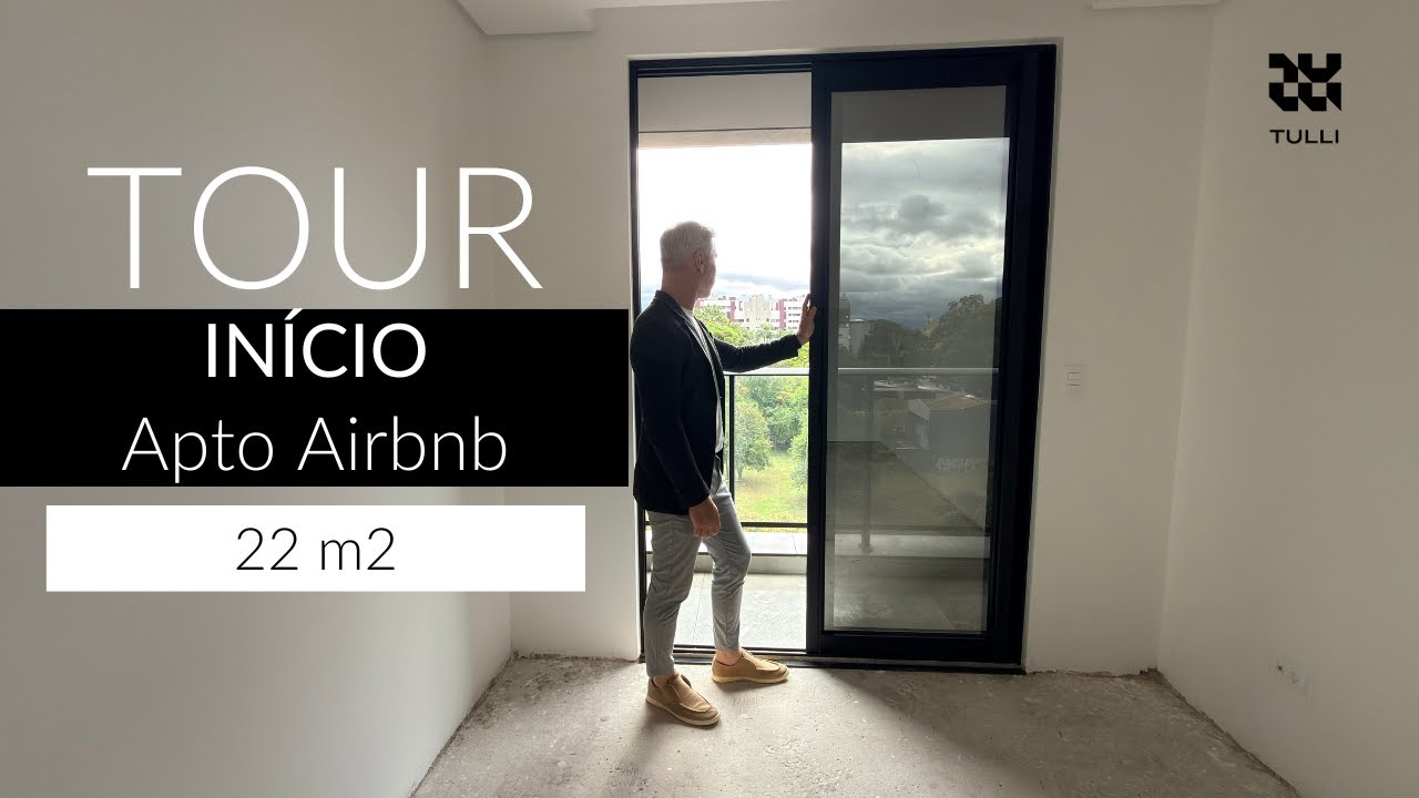 TOUR ESTÚDIO 22 m2 PARA AIRBNB COM PROJETO MODERNO E LAYOUT INTELIGENTE #arquitetura #interiores