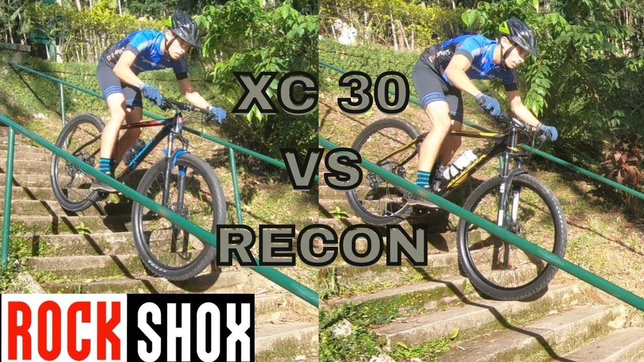 Comparando Suspensões da RockShox (XC 30 VS RECON) !