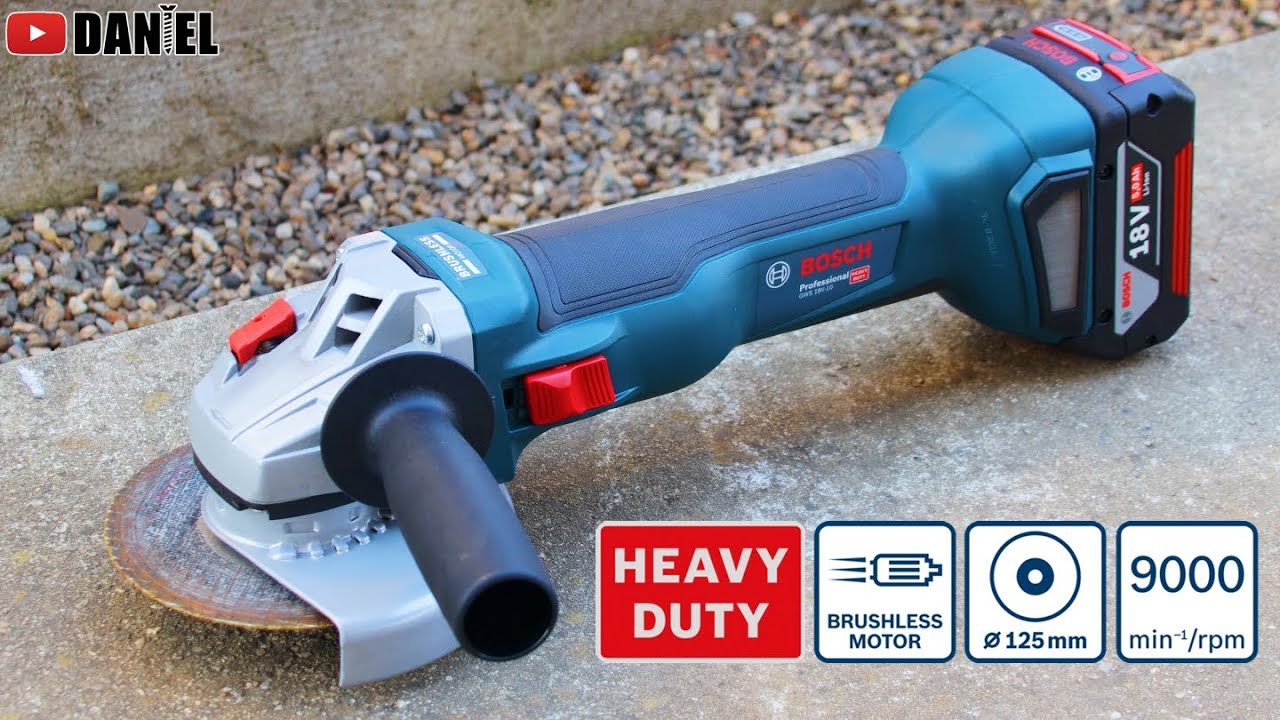 Unul din cele mai bune polizoare unghiulare cu acumulator, Bosch GWS 18V-10