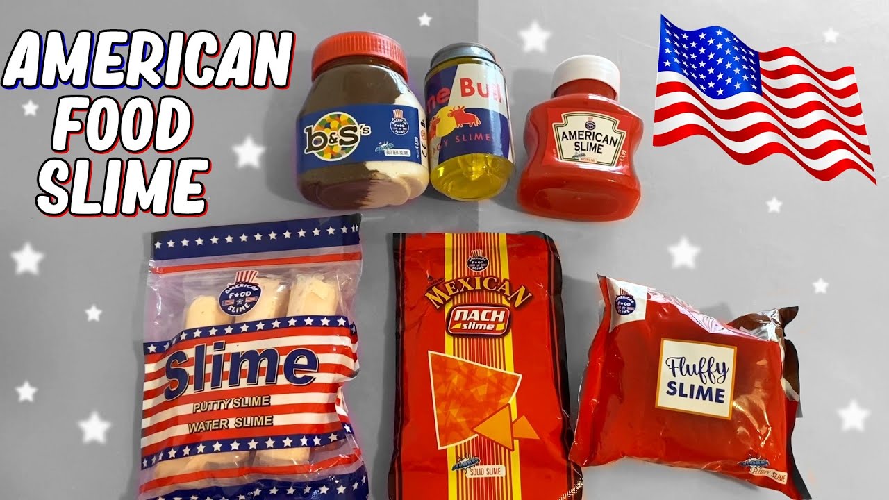 AMERICAN FOOD SLIME! PROVIAMOLI COME SI DEVE 🥰
