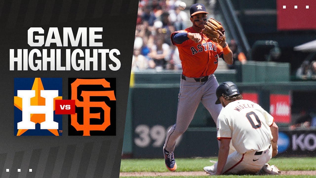 Astros vs. Giants Game Highlights (6/12/24) | MLB Highlights