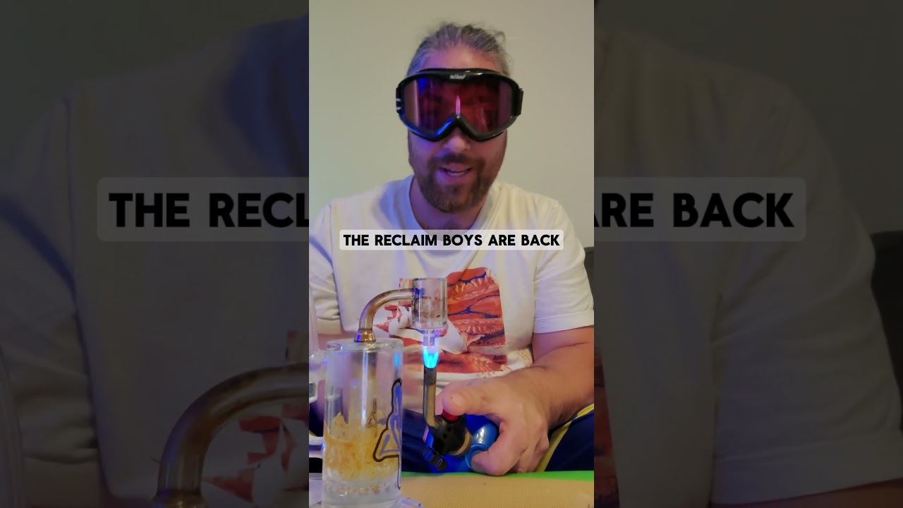 Reclaim Dab concentrate THC Cannabis Diamonds Shatter 420 Hemp Sativa Indica