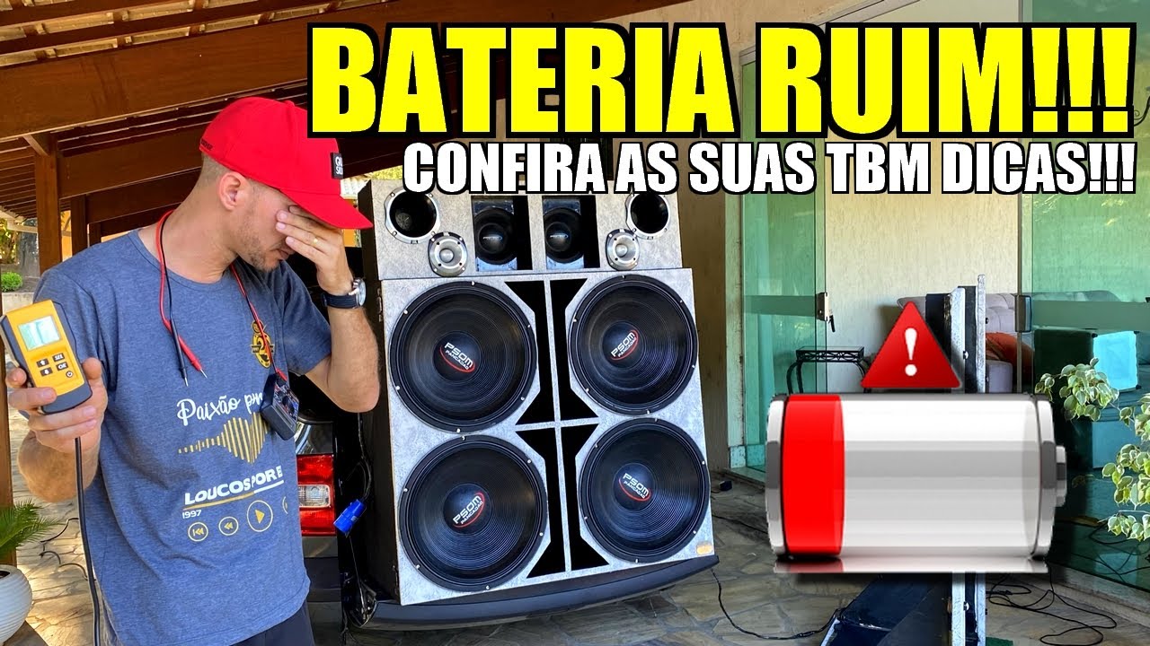 DESCOBRI QUAL É A BATERIA ESTRAGADA!!! DICA DE TESTE ☢JuNiOr SoM♛®