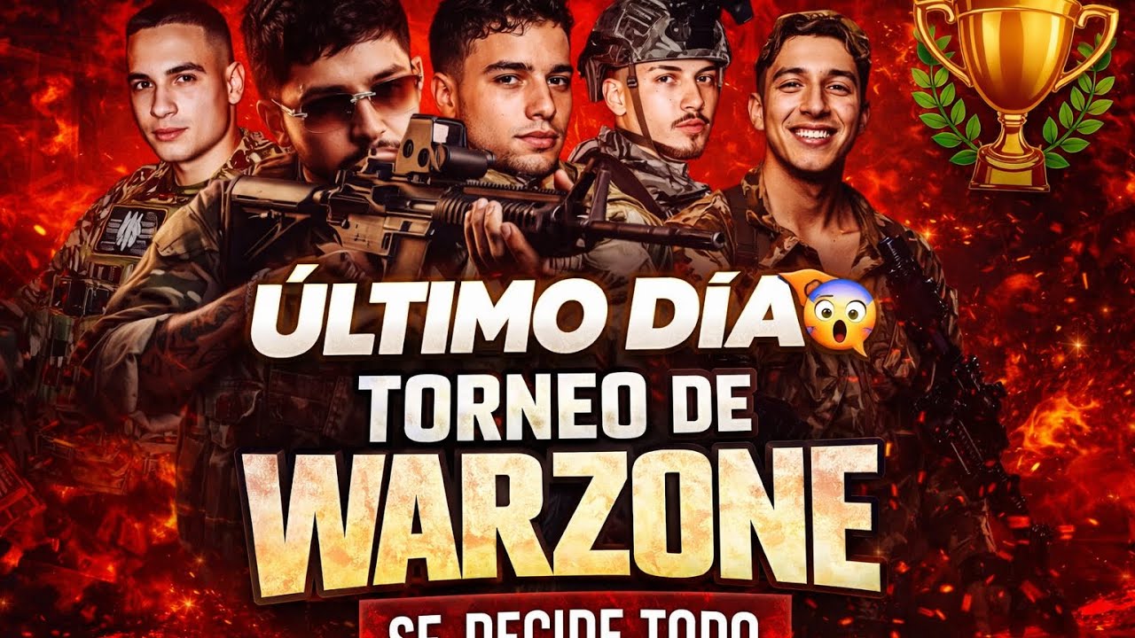 ÚLTIMO DÍA EN EL TORNEO DE WARZONE 🏆 ¿GANAMOS O QUÉ?