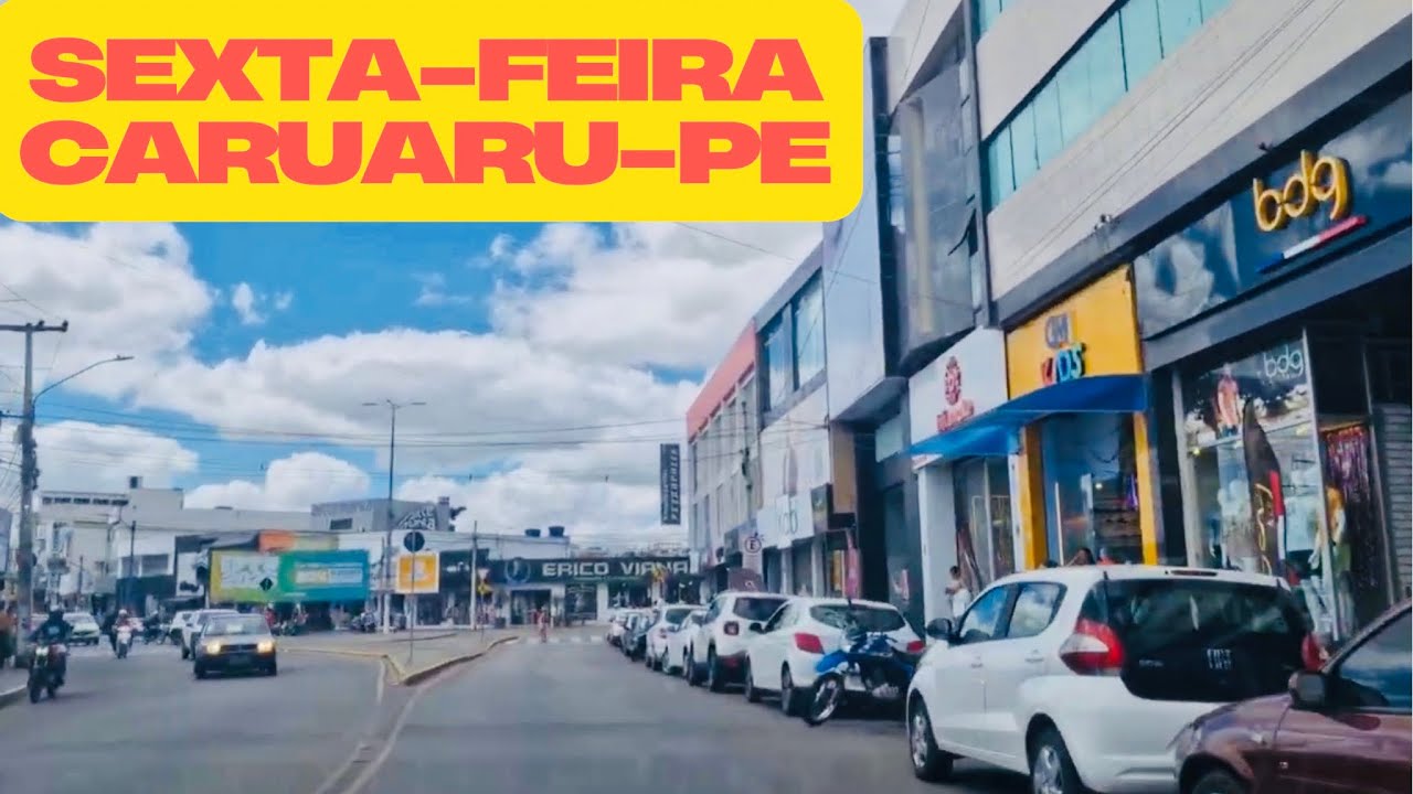 CARUARU-PE, VEJA MOVIMENTO PELO CENTRO E AS OBRAS DE ACESSO PELO HOSPITAL REGIONAL DO AGRESTE.