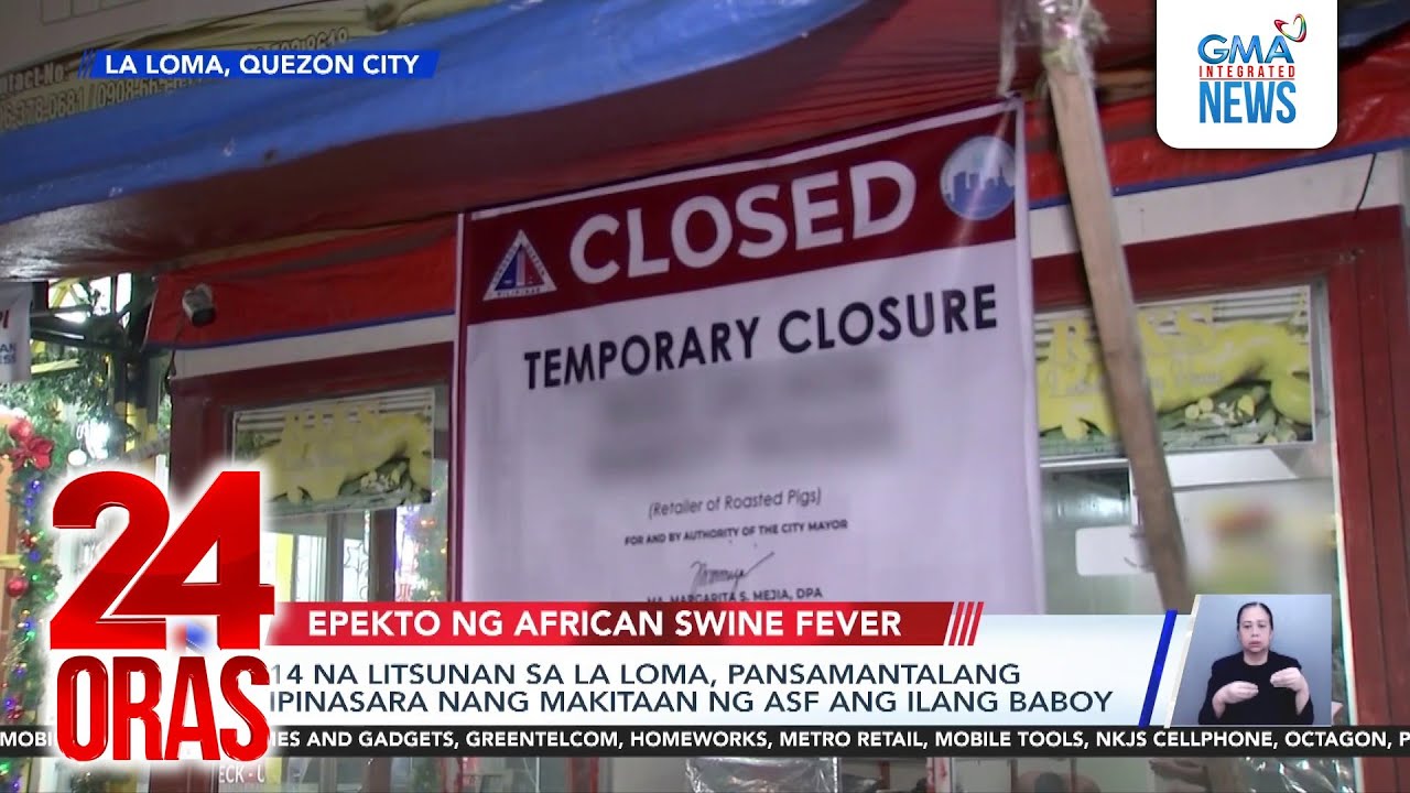 ASF forces 14 lechoneras in La Loma to close temporarily | 24 Oras