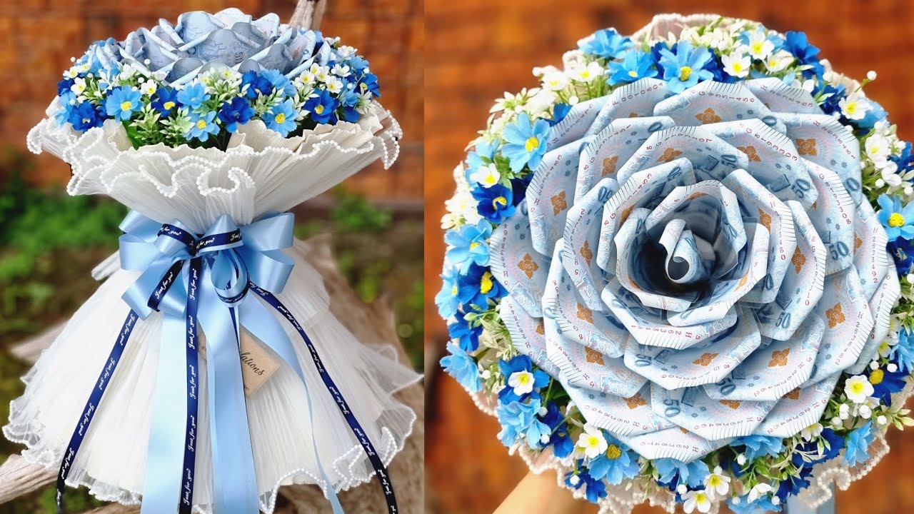 Beautiful money bouquet