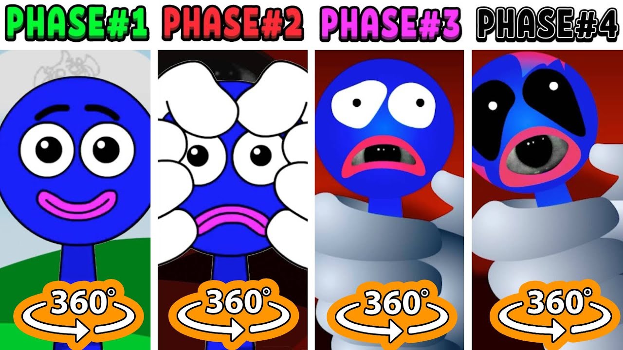 All Phases in New Incredibox Sprunki Oc of Circle: From Phase 1 to Phase 4 360 VR! #11