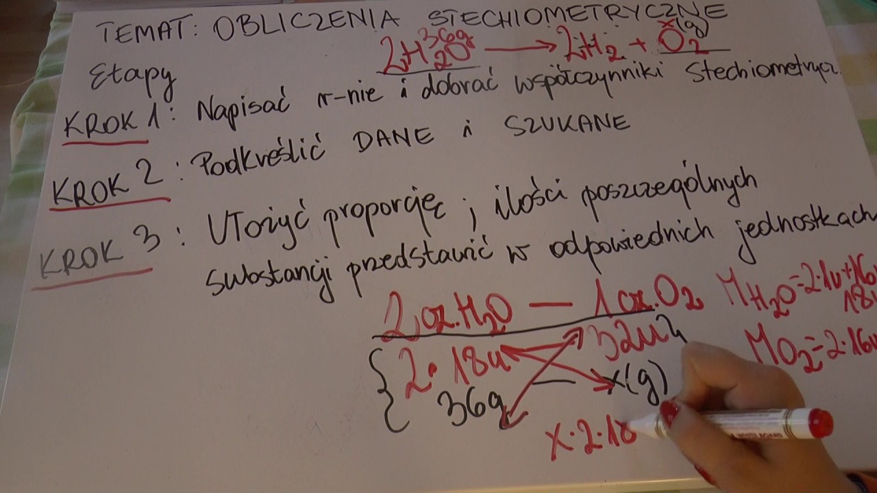 Obliczenia stechiometryczne