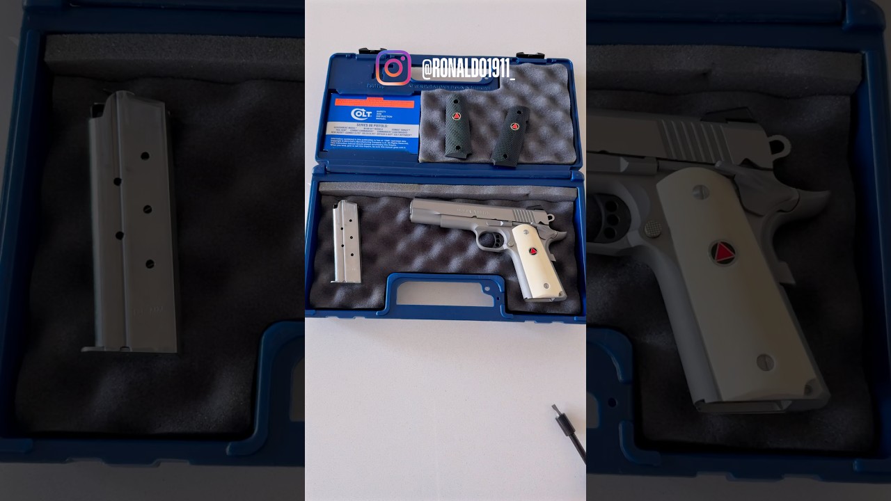 Nuevas Cachas de Hueso Para la COLT Delta Elite 10MM #shorts #1911 #Colt
