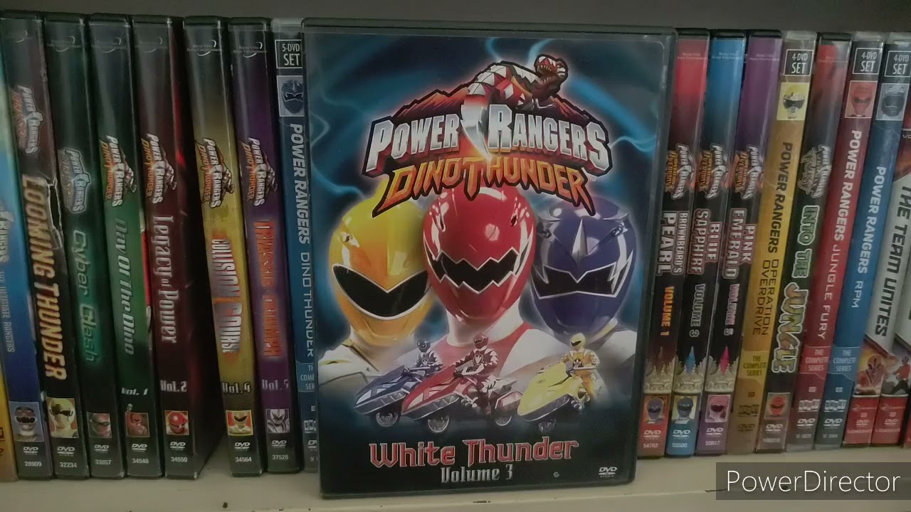 My Power Rangers VHS & DVD collection 2021