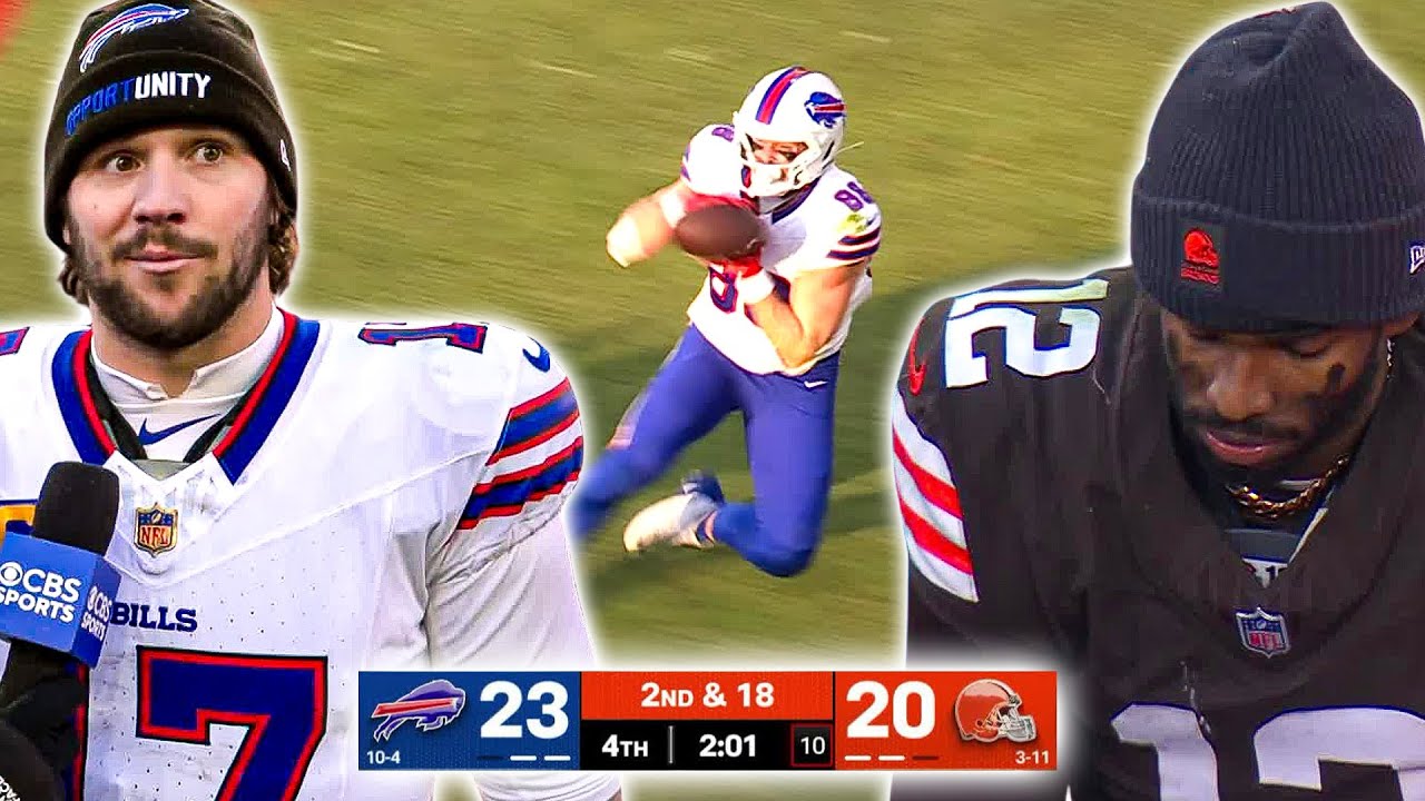 PLAYOFF BERTH OR PERFECT TIMING? Bills vs Browns Week 16
