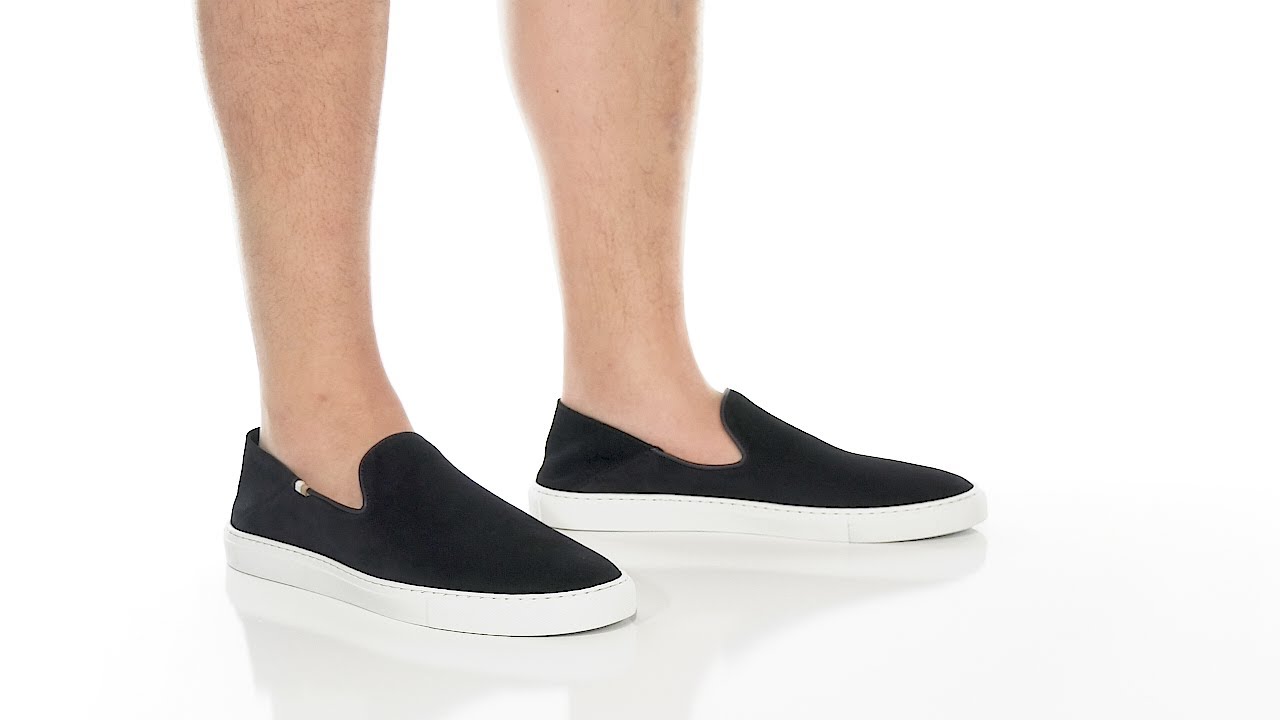 BOSS Rey Suede Slip-On Loafers with Rubber Sole SKU: 9873479
