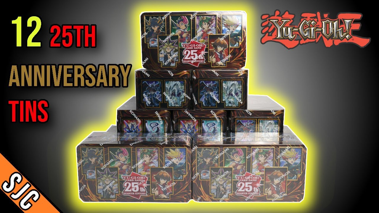 12 Yugioh 25th Anniversary Tins!