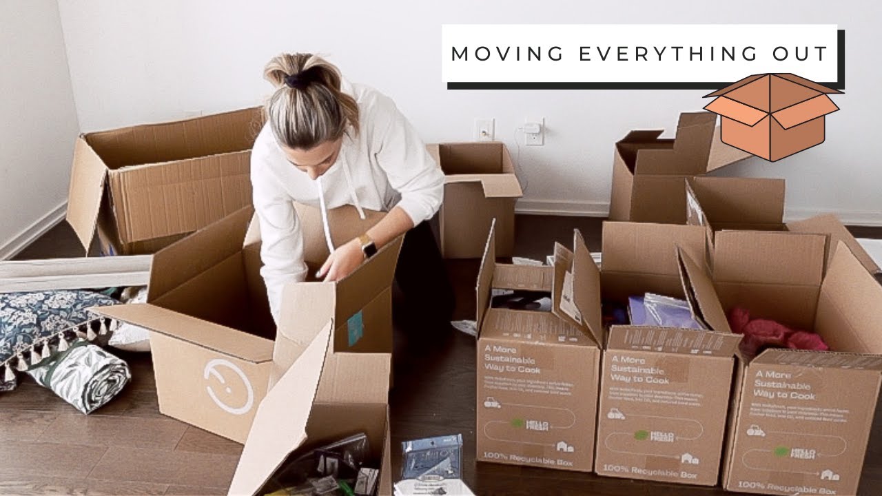 MOVING everything out! No turning back now! Its all gone