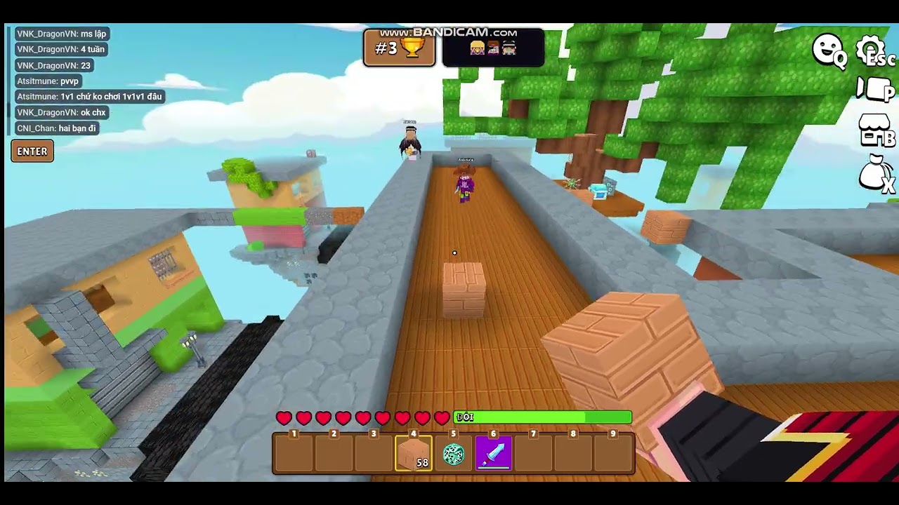 SKY WARS _ Ai bt 2 yotuber này ko nhỉ .......hehe | VNK _ DragonVN