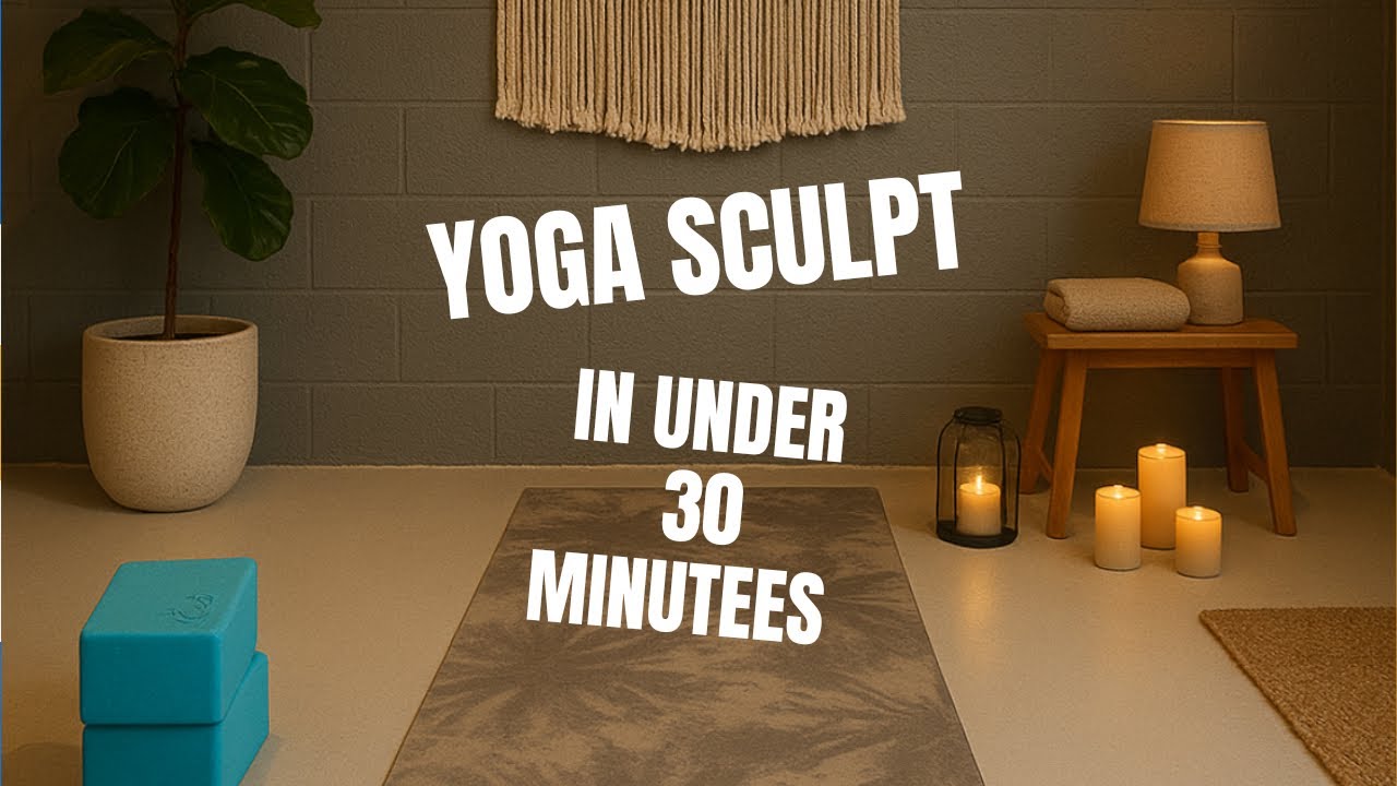 26-Minute Yoga Sculpt | Strength + Sweat in Under 30 Minutes