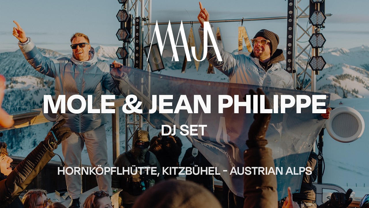 MOLE (DE) and JEAN PHILIPPE at Hornkoepflhuette, Kitzbuehel, Austria for MAJA